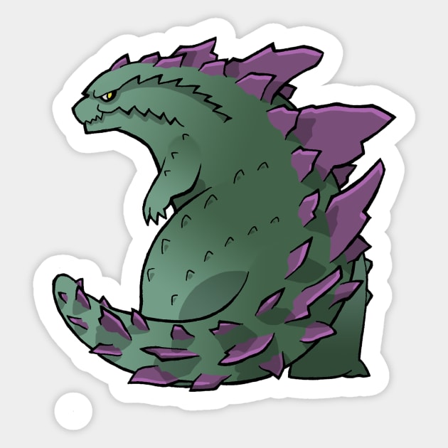 Zilla Sticker by JoelCarroll